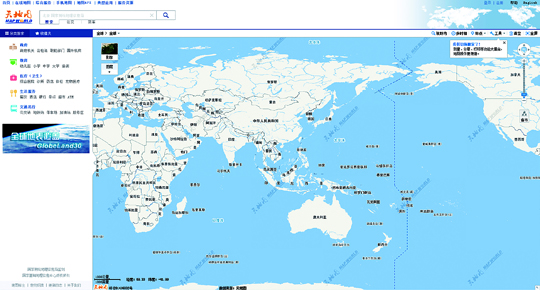 “天地圖 地理信息基礎平臺” “天地圖 地理信息基礎平臺”